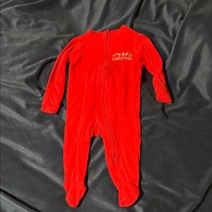 Red “My First Christmas” Kids One Piece 🎄